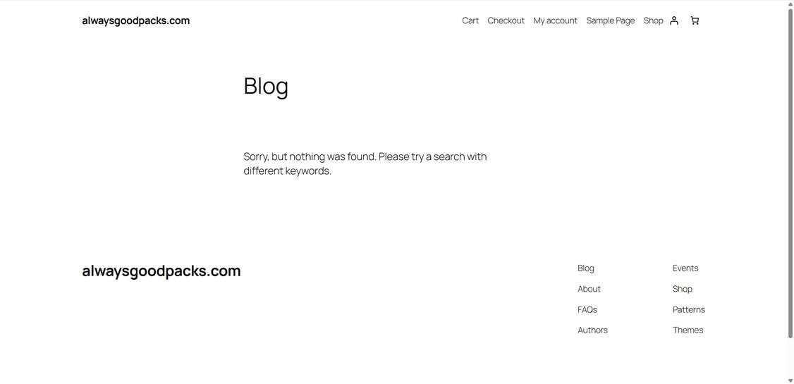 Alwaysgoodpacks.com scam