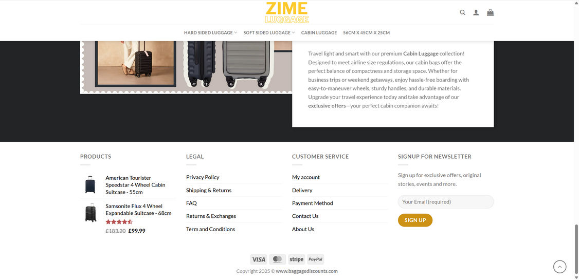 Baggagediscounts.com scam