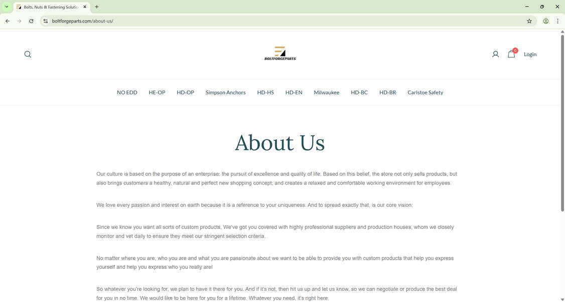 Boltforgeparts.com scam