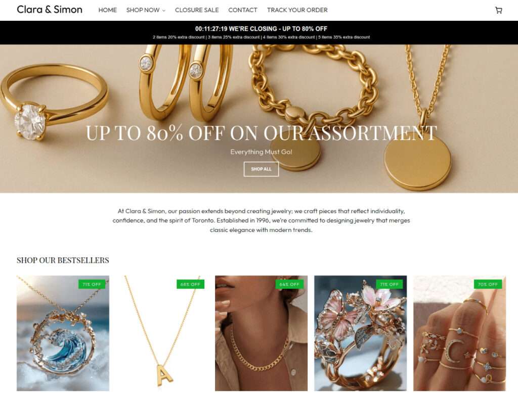 Clara Simon Jewelry scam 1