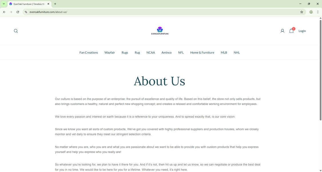 Everoakfurniture.com scam