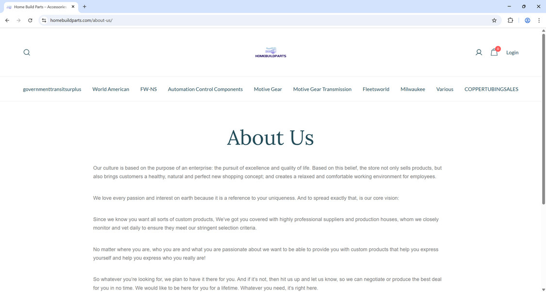 Homebuildparts.com scam