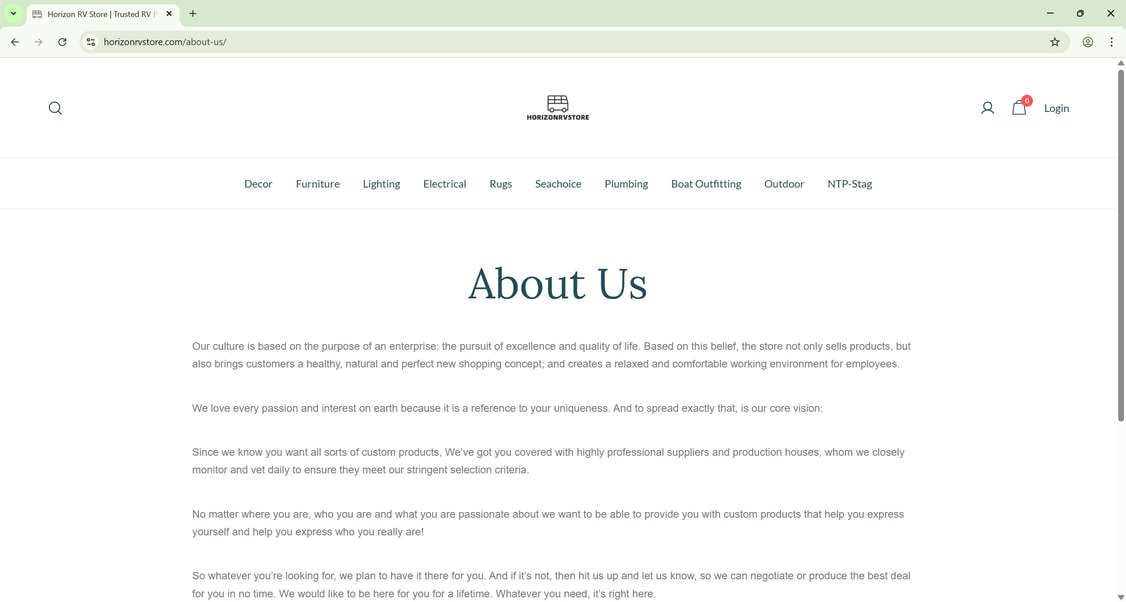 Horizonrvstore.com scam
