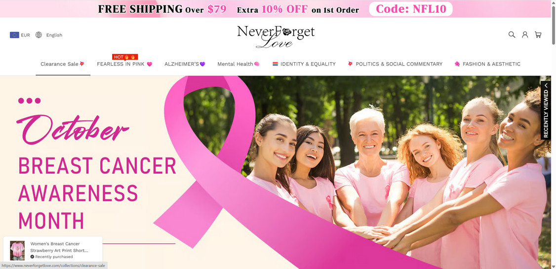 Neverforgetlove.com scam