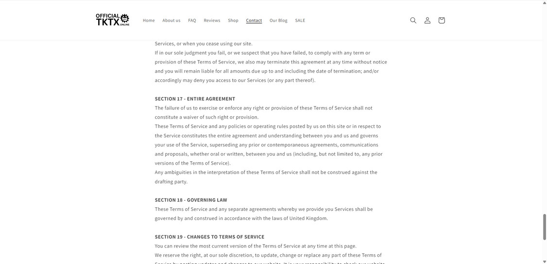 Officialtktx.online scam