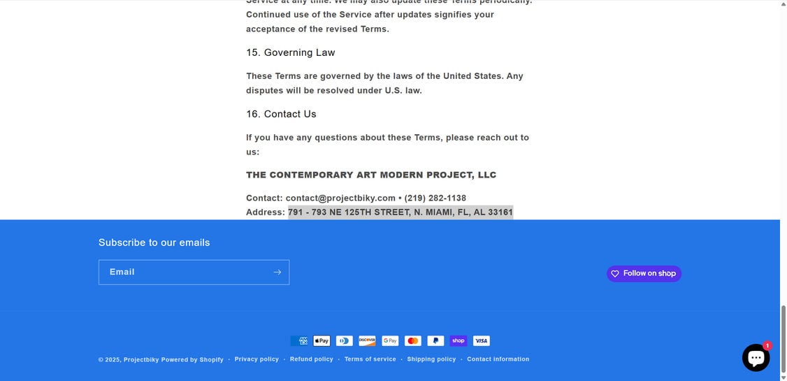 Projectbiky.com scam