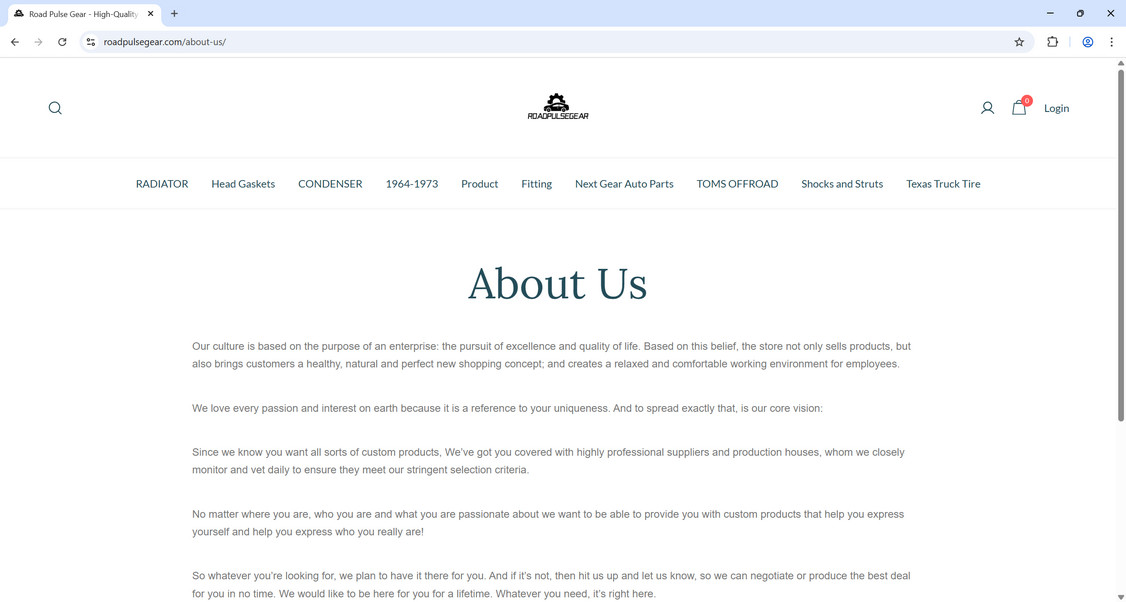 Roadpulsegear.com scam