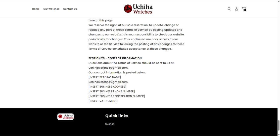 Uchihawatches.com scam