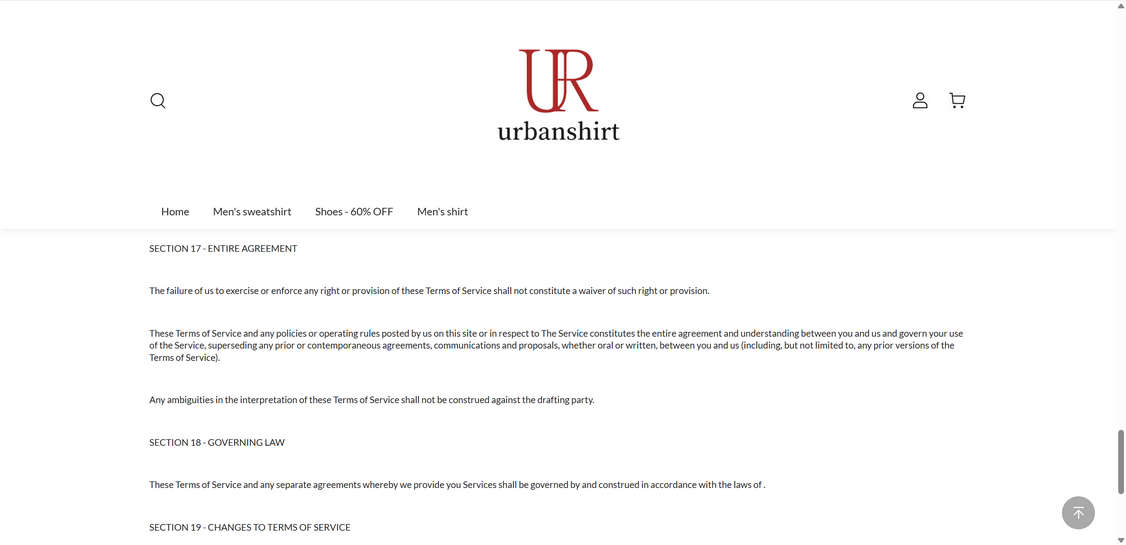 Urban-shirt.shop scam