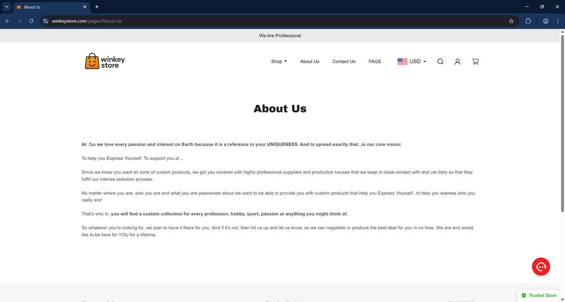 Winkeystore.com scam