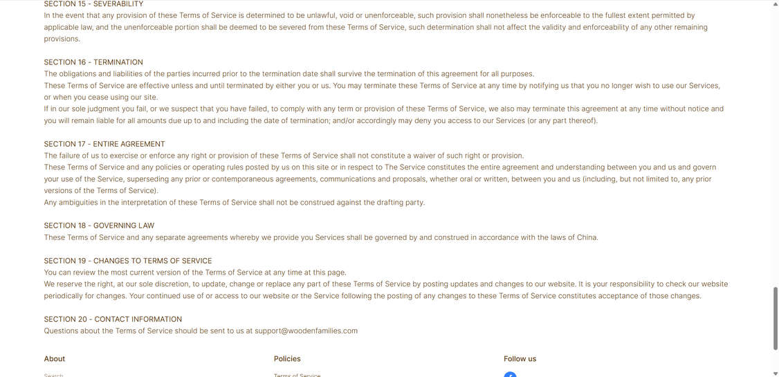 Woodenfamilies.com scam