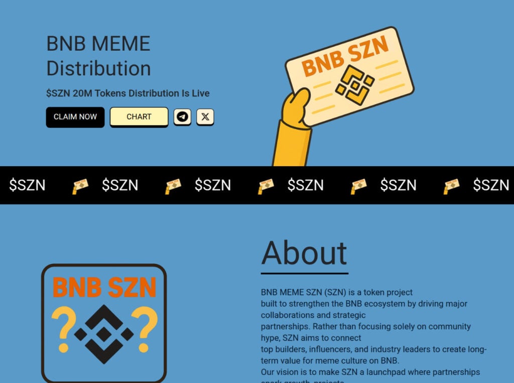 Don't Fall for the FAKE BNB MEME $SZN Rewards Scam Sites 1 1 100