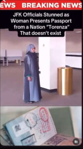 Fact Check: ‘Torenza Passport’ JFK Airport Video Is 100% Fake ...