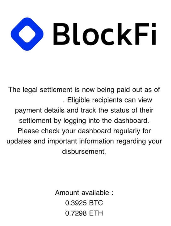 BlockFi Settlement Is Now Being Paid Out Email Scam Explained 1 23 1
