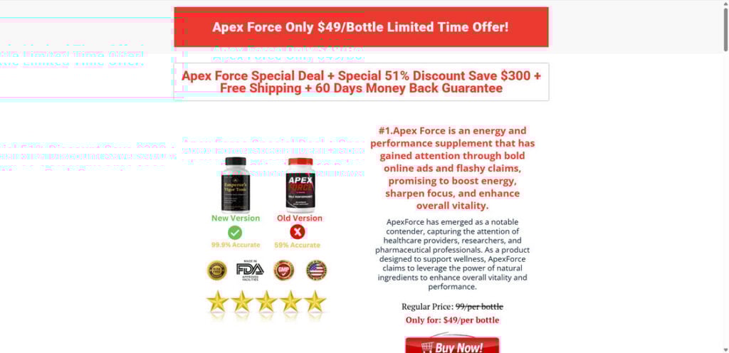 Apex Force Supplement