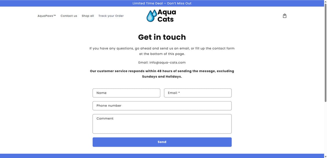 AquaCatsUSA.com scam