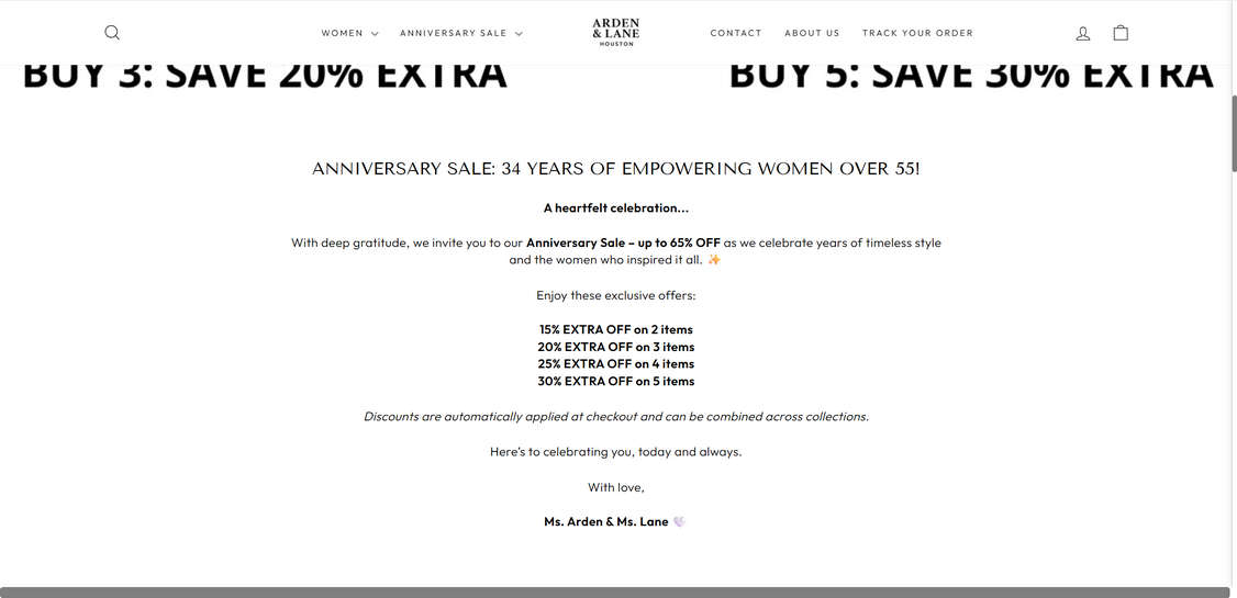 ArdenAndLane.com scam