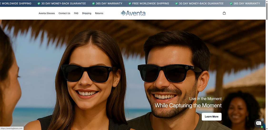 Aventaglasses.com scam