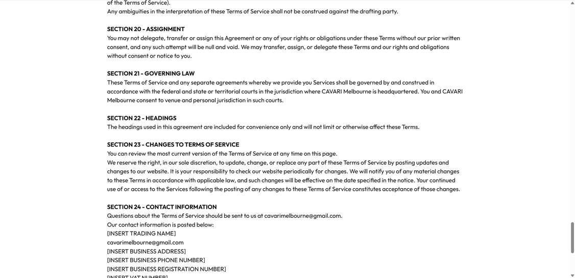 Cavarimelbourne.com scam