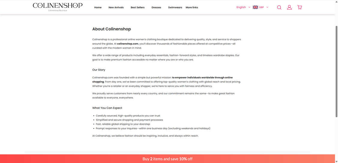 Colinenshop.com scam