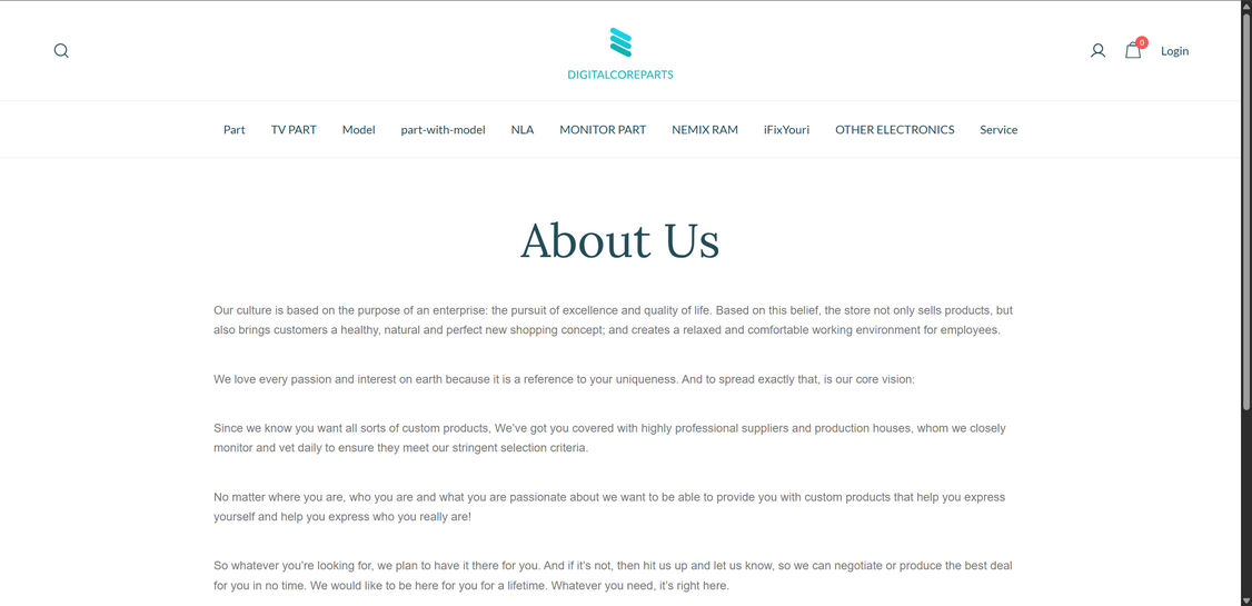 Digitalcoreparts.com scam