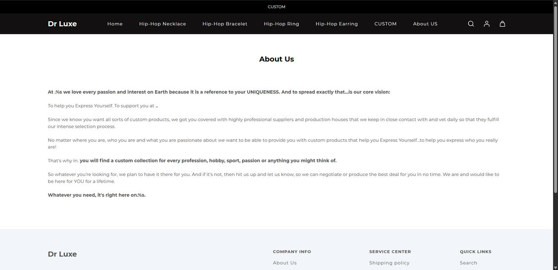 Drluxejewelry.com scam