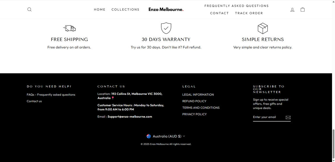 Enzo-Melbourne.com scam