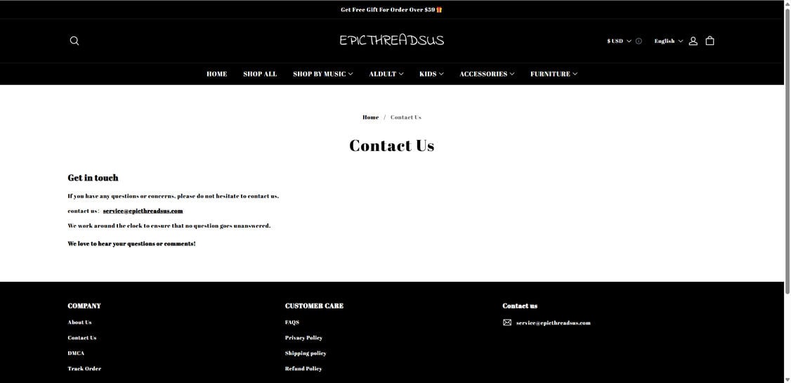Epicthreadsus.com scam