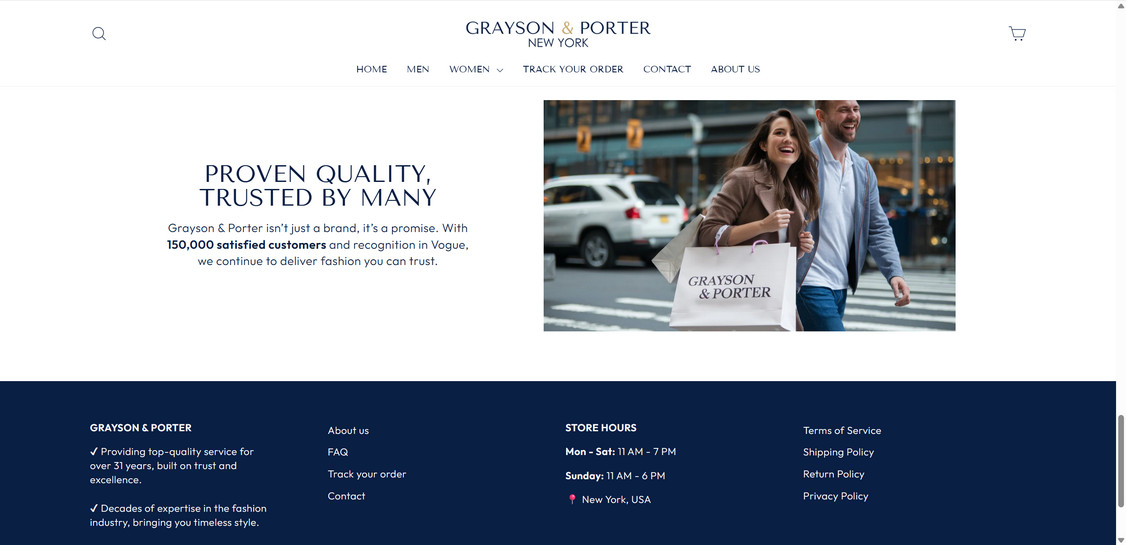 Graysonandporter.com scam