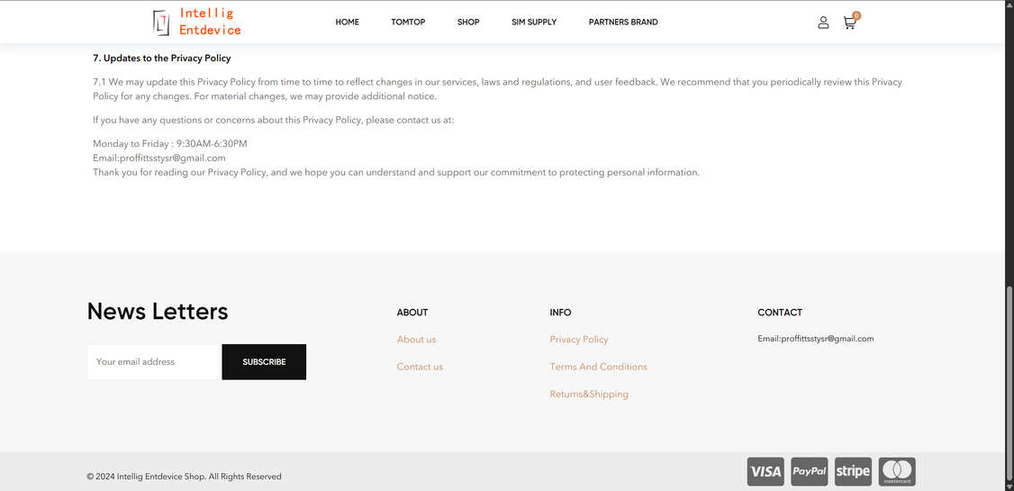 Intelligentdeviceshop.com scam