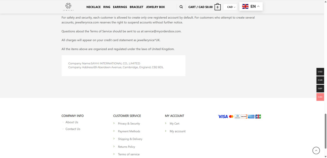 Jewellerynice.com scam