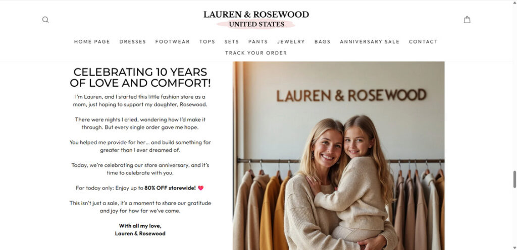 Lauren Rosewood USA scam