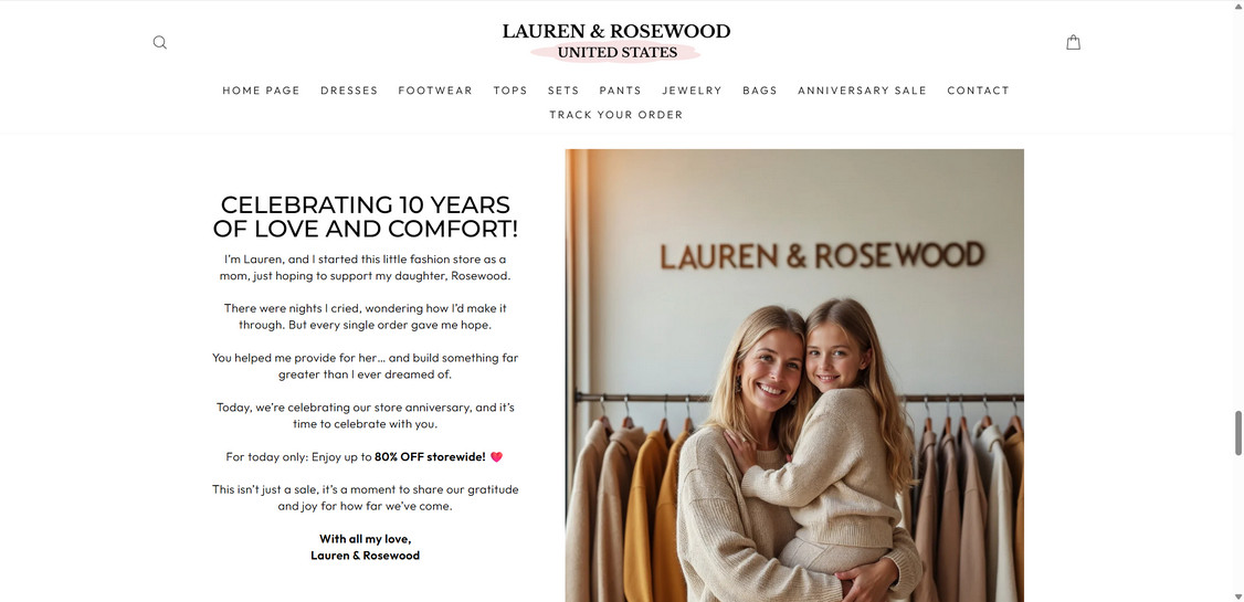 Lauren-rosewood.com scam