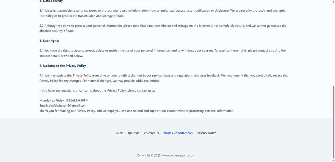 Marinecarparts.com scam