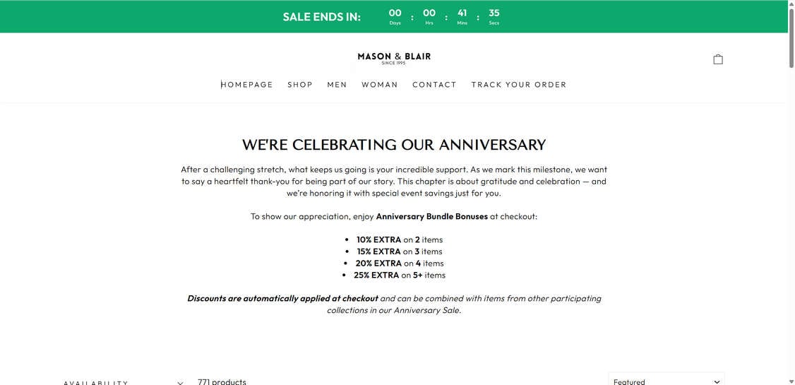 MasonAndBlair.com scam