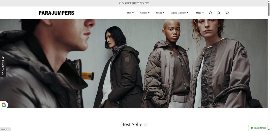 Parajumpersoutlets.com scam