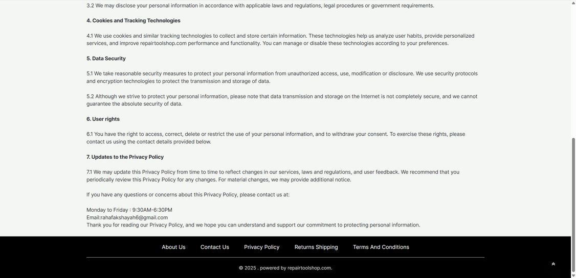 Repairtoolshop.com scam