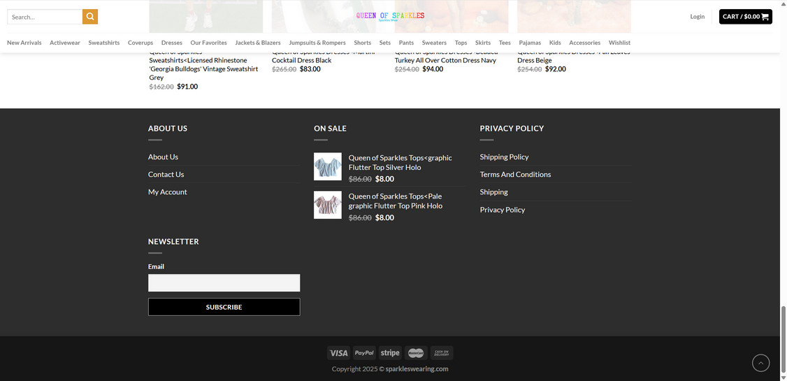 Sparkleswearing.com scam