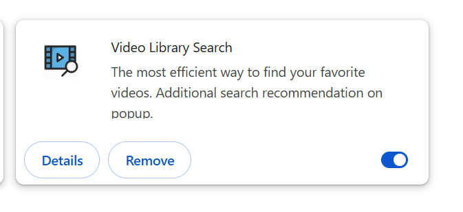 Video Library Search