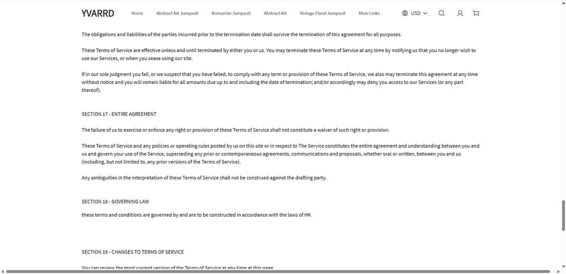 Yvarrd.shop Review: Legit Store or Scam? Our Findings 1 Yvarrd.shop scam