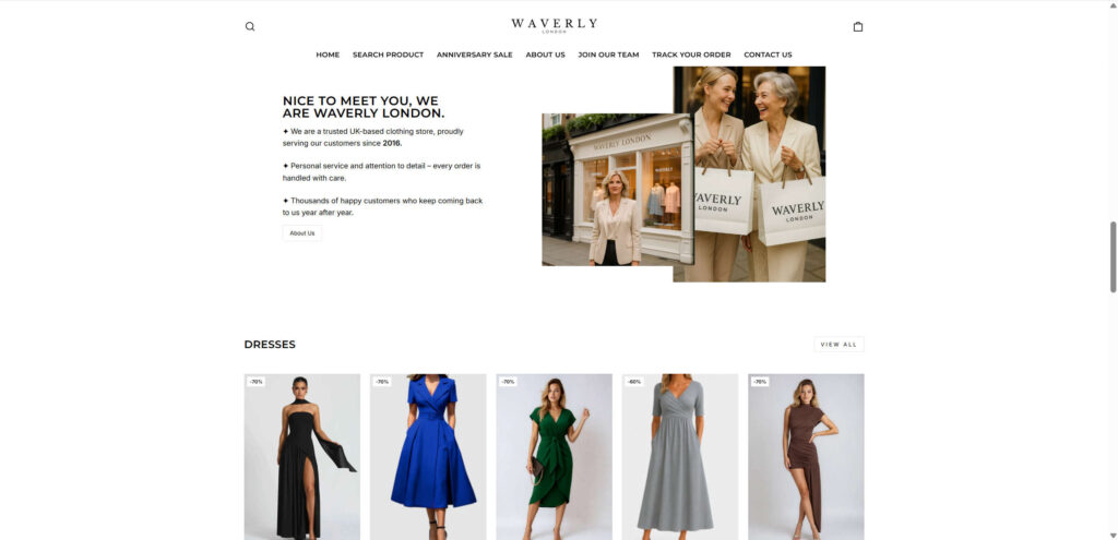 Waverley London Clothing Anniversary Sale Scam Exposed 3 4 6