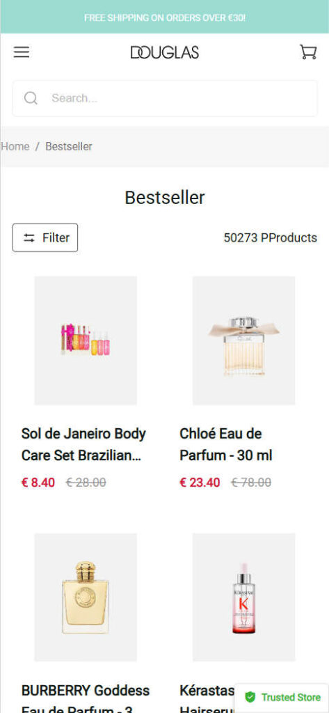 Douglas 90% Off Sale Scam Sites: Fake Douglas Stores Exploiting Shoppers 2 7 3