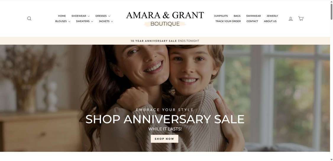 AmaraGrantBoutique.com scam
