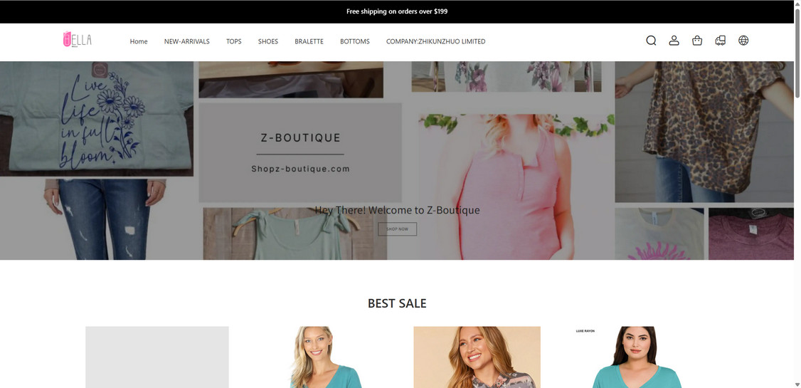 Bellaboutique.vip scam