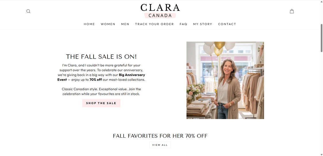 Claracanada.com scam