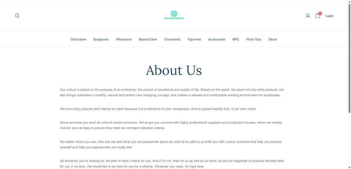 Dailybasicsdepot.com scam