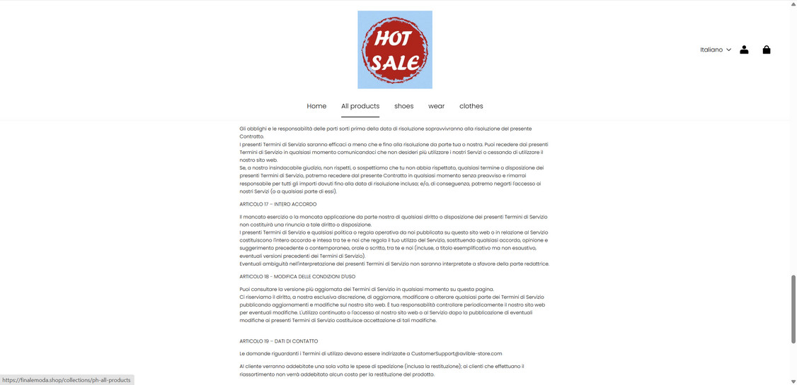 Finalemoda.shop scam