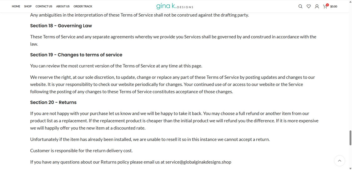 Globalginakdesigns.shop scam