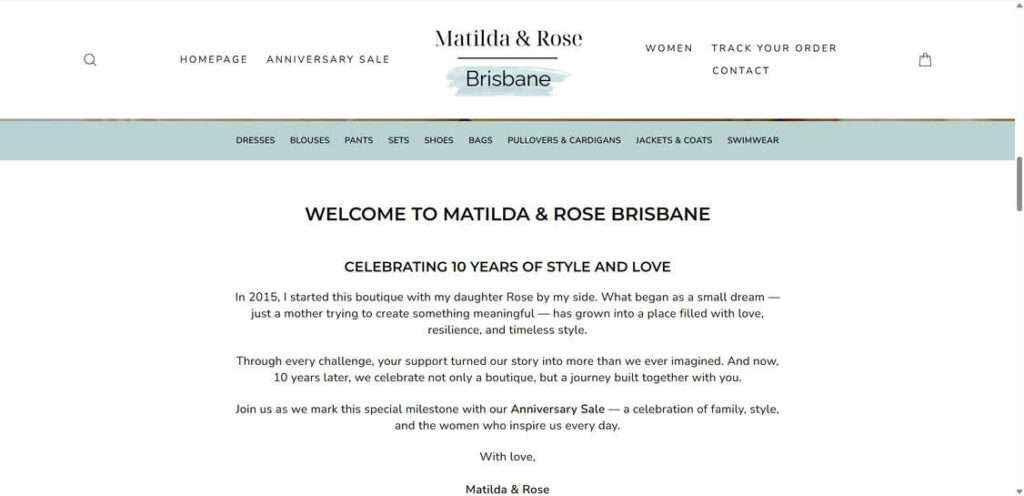 Matildarosebrisbane.com scam