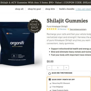 Organifi Shilajit Gummies